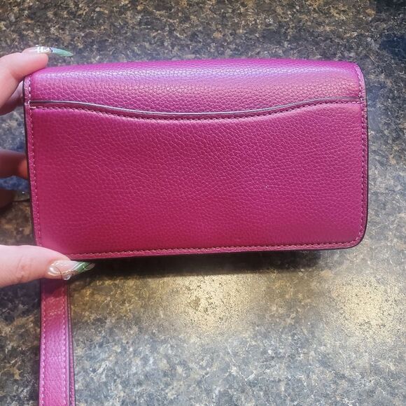 RETAIL Coach Tabby Crossbody in Plum with Brass Hardware - Picture 8 of 12